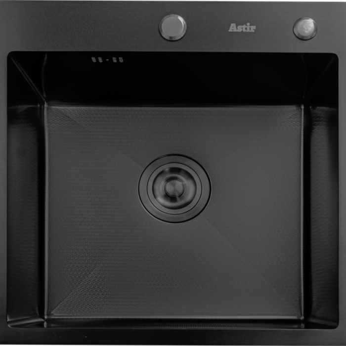 Мойка кухонная Astir Decor PVD Black 50x50B